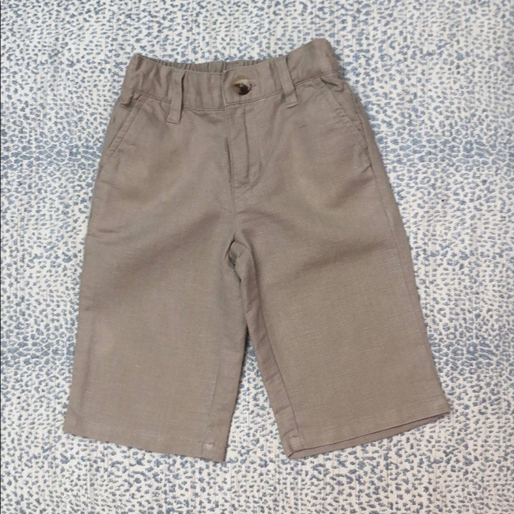 Janie and Jack cotton and linen pant- pristine